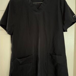 [M] Scrubletics Black Short Sleeve Scrub Top